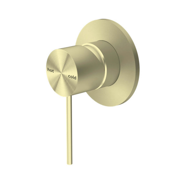 Nero Mecca Shower Mixer Brushed Gold Shower Nero   