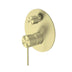 Nero Mecca Shower Mixer With Divertor Brushed Gold