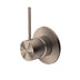 Nero Mecca Shower Mixer Handle Up Brushed Bronze