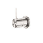 Nero Mecca Shower Mixer 60mm Handle Up Plate Brushed Nickel