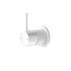 Nero Mecca Shower Mixer 60mm Handle Up Plate Matte White