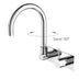 Nero Mecca Wall Basin/Bath Mixer Swivel Spout Handle Up Chrome