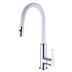 Nero Pearl Pull Out Sink Mixer With Vegie Spray Function Chrome White