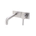 Nero Dolce Wall Basin/Bath Mixer Brushed Nickel