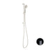 Nero Opal Shower Bracket With Air Shower Brushed Nickel