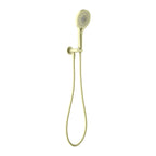 Nero Opal Shower Bracket Brushed Yellow Gold