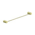 Nero Opal Single Towel Rail 600mm Brushed Yellow Gold