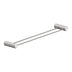Nero Opal Double Towel Rail 600mm Brushed Nickel