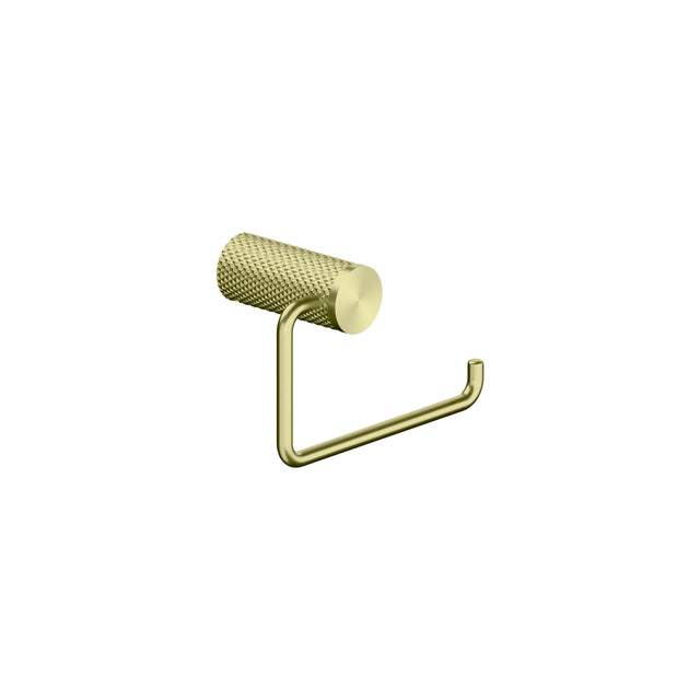 Nero Opal Toilet Roll Holder Brushed Yellow Gold Bathroom Accessories Nero   