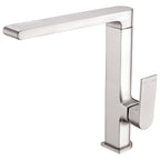 Nero Bianca Kitchen Mixer Straight Brushed Nickel