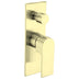 Nero Bianca Shower Mixer With Divertor Brushed Gold