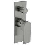 Nero Bianca Shower Mixer With Divertor Gun Metal