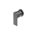 Nero Bianca Shower Mixer With Round Plate Gun Metal