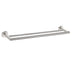 Nero Dolce Double Towel Rail 700mm Brushed Nickel