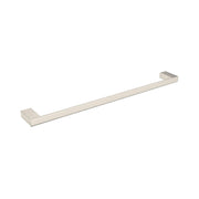 Nero Celia single towel rail 800mm brushed nickel by Tilemall