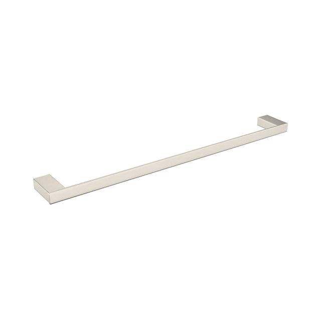 Nero Celia Single Towel Rail 800mm Brushed Nickel Bathroom Accessories Nero   