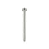 Nero Round Ceiling Arm 300mm Brushed Nickel