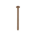 Nero Round Ceiling Arm 300mm Brushed Bronze