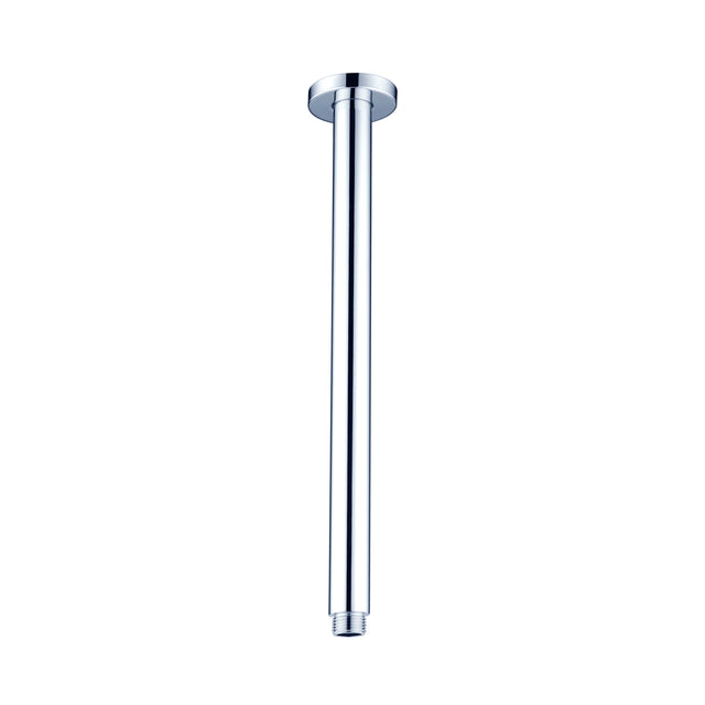 Nero Round Ceiling Arm 450mm Chrome Shower Nero   