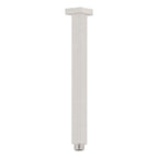 Nero Square Ceiling Arm 300mm Brushed Nickel