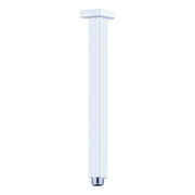 Nero Shower Square chrome ceiling arm 600mm by Tilemall with square mounting plate