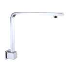 Nero Square Swivel Shower Arm Chrome