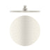 Nero 250mm ABS Round Shower Head Brushed Nickel
