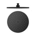 Nero 250mm ABS Round Shower Head Matte Black