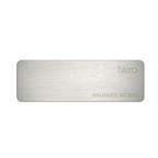 Nero Colour Sample Plate Brushed Nickel
