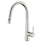 Nero Dolce Pull Out Sink Mixer With Vegie Spray Function Brushed Nickel
