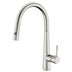 Nero Dolce Pull Out Sink Mixer With Vegie Spray Function Brushed Nickel