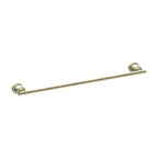 Nero York Single Towel Rail 600mm Aged Brass