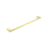 Nero Bianca Single Towel Rail 600mm Brushed Yellow Gold