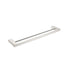 Nero Bianca Double Towel Rail 600mm Brushed Nickel