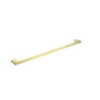 Nero Bianca Single Towel Rail 800mm Brushed Yellow Gold