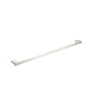 Nero Bianca Single Towel Rail 800mm Brushed Nickel