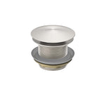 Nero 40mm Bath Pop-Up Plug With Removable Waste No Overflow Brushed Nickel