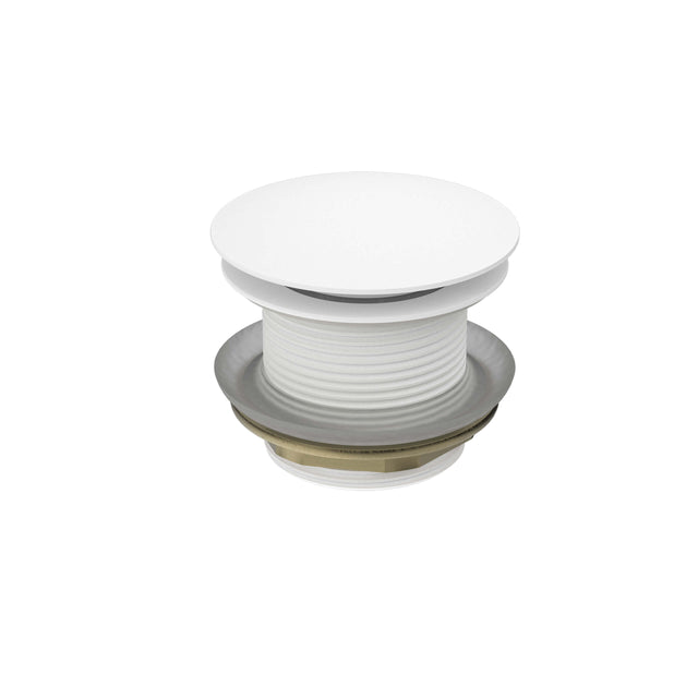 Nero 40mm Bath Pop-Up Plug With Removable Waste No Overflow Matte White Other Accessories Nero   