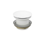Nero 40mm Bath Pop-Up Plug With Removable Waste No Overflow Matte White
