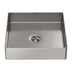 Nero Square 400mm Stainless Steel Basin Brushed Nickel