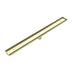 Nero Tile Insert V Channel 900x82mm Floor Grate 50mm Outlet Brushed Gold