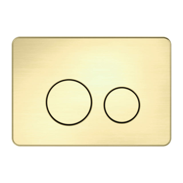Nero In Wall Toilet Push Plate Brushed Yellow Gold Other Accessories Nero   