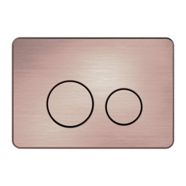 Nero In Wall Toilet Push Plate Brushed Bronze Other Accessories Nero   