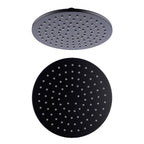Nero 200mm Round Shower Head Matte Black