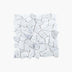 Marble Mosaic Crazy Pave Varies Honed Carrara Sample