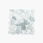 Marble Mosaic Crazy Pave Varies Tumbled Ming Green