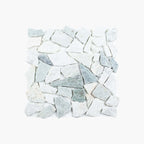 Marble Mosaic Crazy Pave Varies Tumbled Ming Green Sample
