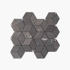 Marble Mosaic Diamond 45x78mm Honed Grey