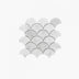 Marble Mosaic Fanshape 68mm Honed Carrara
