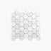 Marble Mosaic Hexagon 48x48mm Honed Carrara Sample